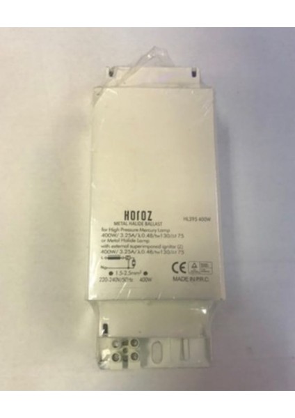 400WMETAL Halide Balast