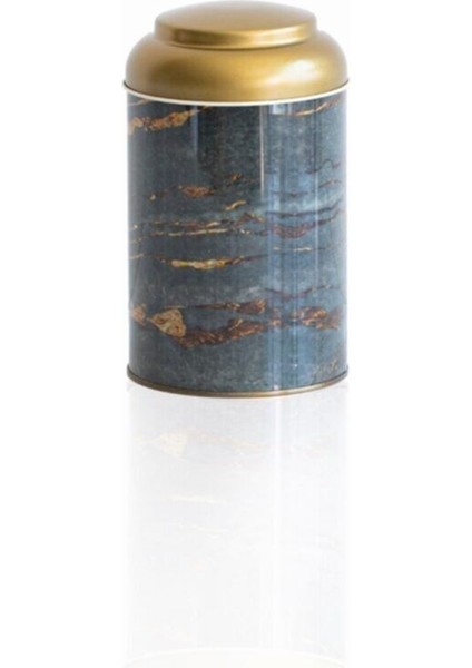 Rock and Gold Desenli Yuvarlak Metal Kutu, 10.5 x 15 cm, 1.1 lt modelleri