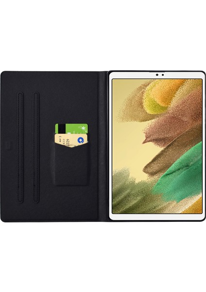 Samsung Galaxy Tab Lite 8.7 Inç T220 / T225 Tablet Kart Yuvası Deri Kapak (Yurt Dışından)