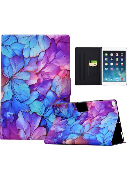 iPad Mini / Mini 2 / Mini 3 / Mini 4 / Mini (2019) 7.9 Inç Pu Deri Kapak ve Kart Tutucu (Yurt Dışından)
