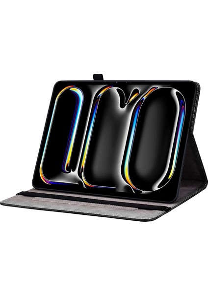 iPad Pro 11 (2024) Kart Yuvalı Pu Deri Standlı Tablet Kılıfı (Yurt Dışından) fiyatları