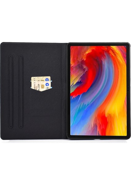 Lenovo Tab M11 Kart Tutucu Deri Tablet Kapağı (Yurt Dışından)