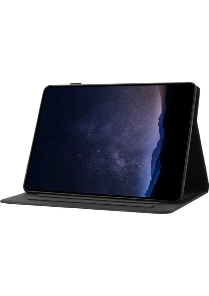 Samsung Galaxy Tab A9+ Tpu Deri Kart Tutucu Tablet Kılıfı (Yurt Dışından)