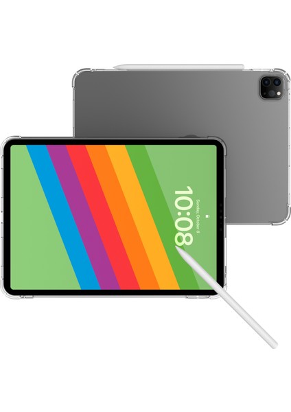 iPad Pro 11 (2024) Esnek Şeffaf Tpu Takviyeli Köşeler Tablet Kapağı (Yurt Dışından) fırsatları