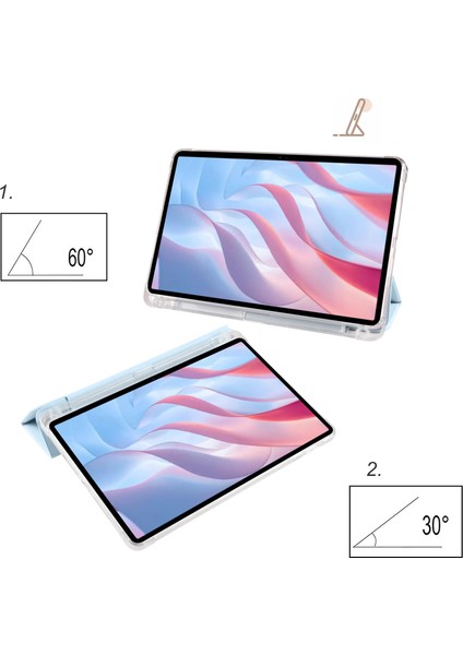 Xiaomi Redmi Pad Pro Üç Katlı Stand Deri Tablet Kapağı Otomatik Uyandırma / Uyku (Yurt Dışından)