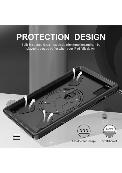 Lenovo Tab K11 / Tab M11 Kılıf Pc + Tpu Kickstand Tablet Kapağı, Askı (Yurt Dışından) indirimleri