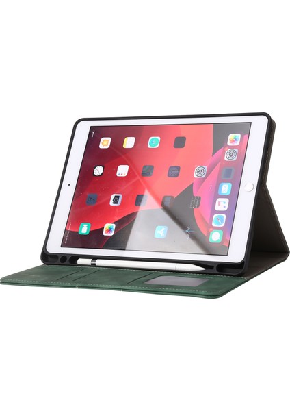 iPad 10.2 (2021) / (2019) / (2020) / Air 10.5 Inç (2019) Cüzdan Buzağı Dokulu Tablet Kapağı (Yurt Dışından) fiyatları