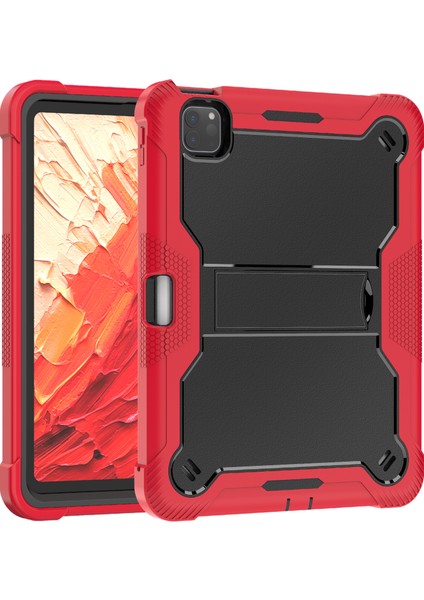 iPad Pro 11 (2024) Sert Pc ve Braket Destekli Yumuşak Silikon Tablet Kılıfı (Yurt Dışından) fiyatları