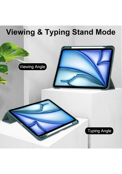 iPad Air 13 (2024) Pu Deri Şeffaf Akrilik Tablet Kılıfı (Yurt Dışından) fırsatları
