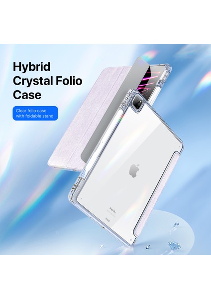 iPad Pro 11 (2020) (2021) (2022) / iPad Air (2020) (2022) Şeffaf Tpu+Pc+Deri Kapak (Yurt Dışından) fırsatları