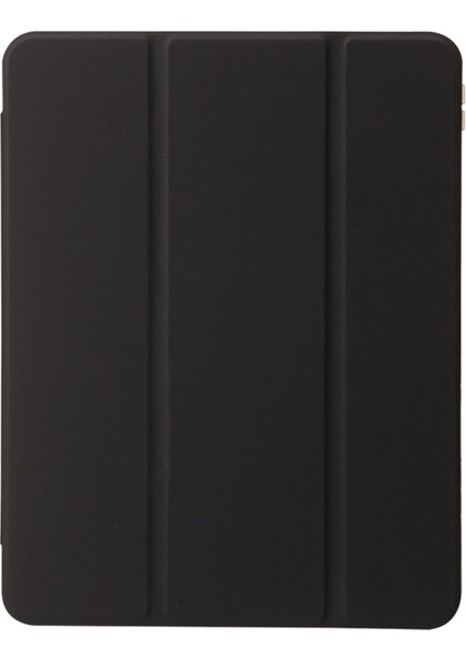 iPad Air 11 (2024) Tpu+Pu Deri+Arcylic Tablet Kapağı Üç Katlı Stand Tablet Koruyucu (Yurt Dışından)