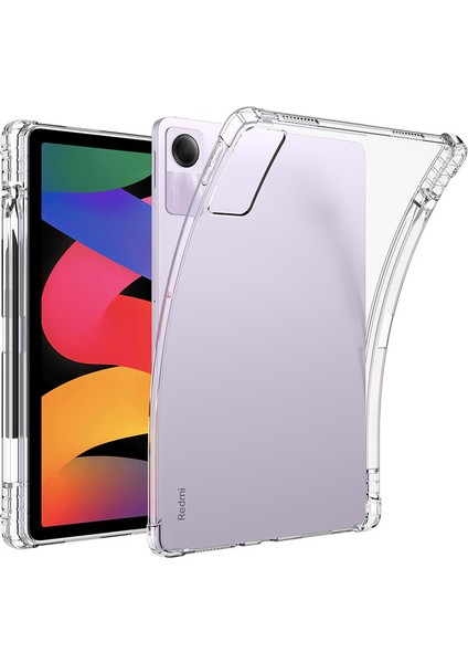 Xiaomi Redmi Pad Se Dört Köşe Koruma Şeffaf Tablet Tpu Kapak (Yurt Dışından)