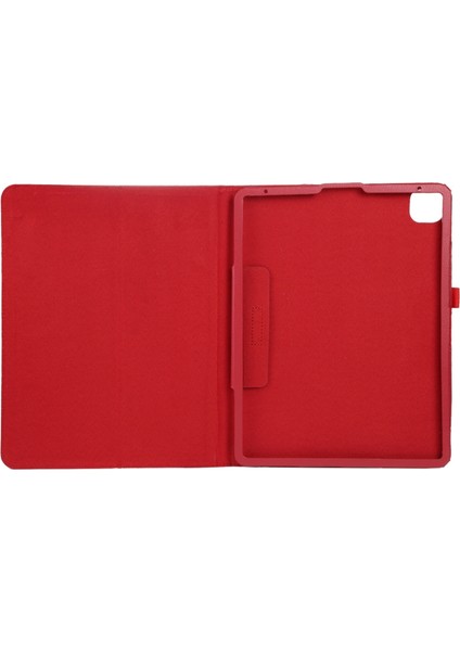 iPad Pro 13 (2024) Litchi Texture Ikiye Katlanmış Stand Deri Tablet Kılıfı (Yurt Dışından) fiyatları