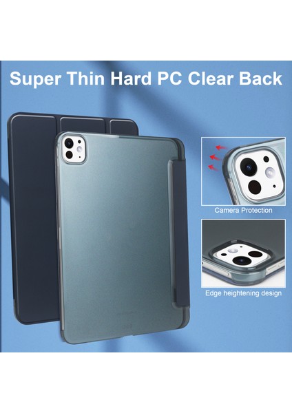 iPad Pro 13 (2024) Standlı Kılıf Pu Deri + Pc Mat Arkalı Tablet Kılıfı (Yurt Dışından) indirimleri