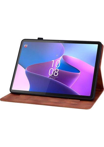 Lenovo Tab P11 Pro / P11 Pro Gen 2 Kılıf Kart Yuvası ile Deri Tablet Kapak Çevirin (Yurt Dışından)