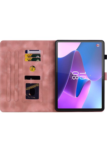 Lenovo Tab P11 Pro / P11 Pro Gen 2 Kılıf Kart Yuvası ile Deri Tablet Kapak Çevirin (Yurt Dışından) modelleri