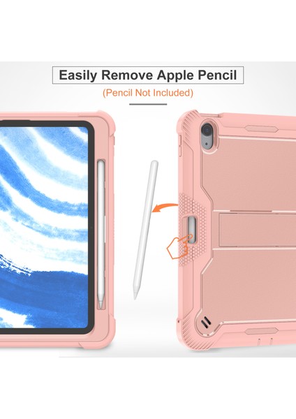 iPad Air 11 (2024) Silikon + Sabit Destekli Pc Tablet Kılıfı (Yurt Dışından) modelleri