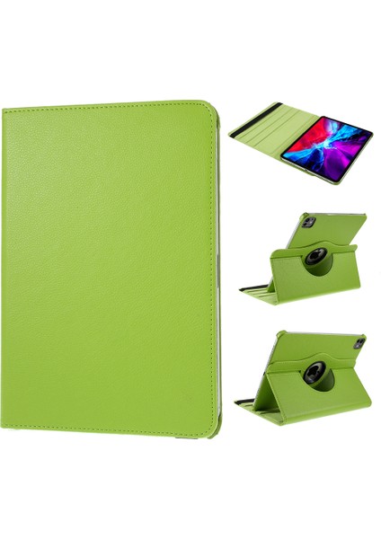 iPad Pro 11 (2024) Döner Stand Pu Deri Koruyucu Kapak (Yurt Dışından)