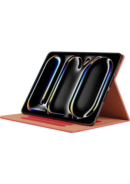 iPad Pro 11 (2024) Ayarlanabilir Standlı Pu Deri Tablet Kılıfı, Otomatik Uyandırma/uyku Özelliği (Yurt Dışından) modelleri