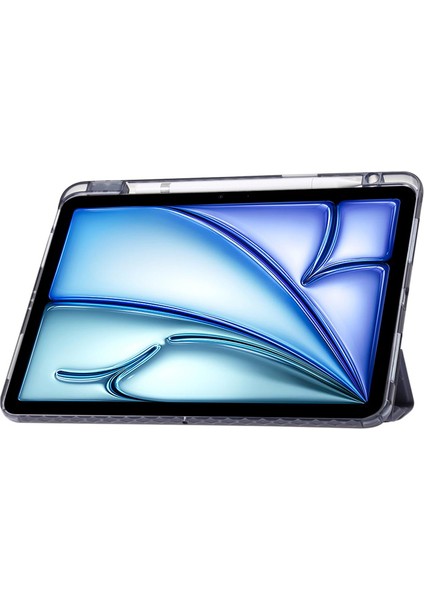 iPad Air 11 (2024) Pu Deri Origami Standı Şeffaf Tablet Kapağı (Yurt Dışından) indirimleri