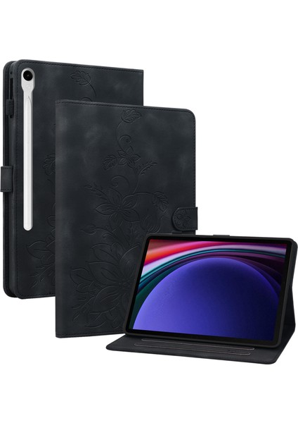Samsung Galaxy Tab S9 / Tab S7 / Tab S8 Pu Deri + Tpu Tablet Standı Kabuk (Yurt Dışından)