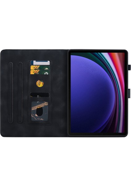 Samsung Galaxy Tab S9 / Tab S7 / Tab S8 Pu Deri + Tpu Tablet Standı Kabuk (Yurt Dışından)