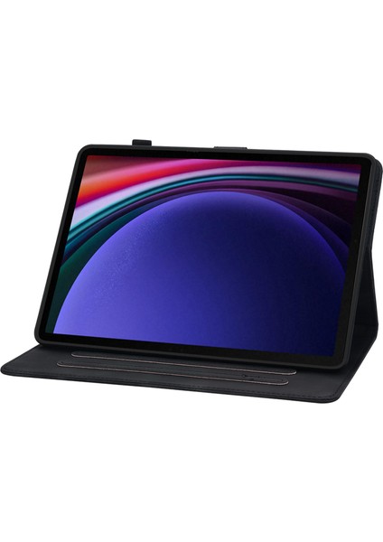 Samsung Galaxy Tab S9 / Tab S7 / Tab S8 Pu Deri + Tpu Tablet Standı Kabuk (Yurt Dışından)