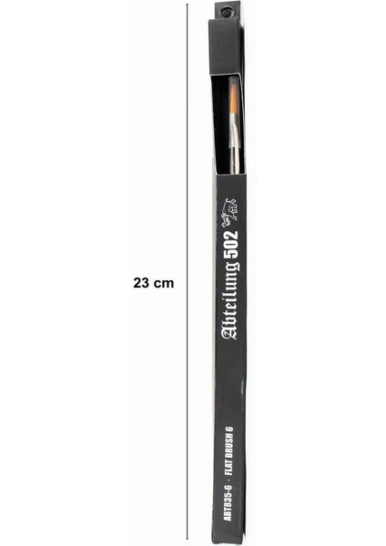 ABT835 6 Düz Uclu Eskitme Fırçası No. 6