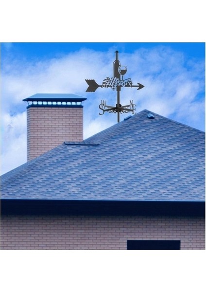Yaratıcı Metal Göstergesi Çatı Bahçesi Dekorasyon Süsleri (Yurt Dışından)