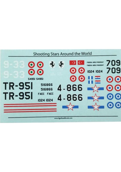 72017 1/72 Ölçek, Shooting Stars Around the World