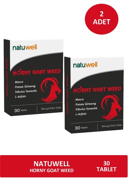 Horny Goat Weed 30 Tablet x 2 Adet