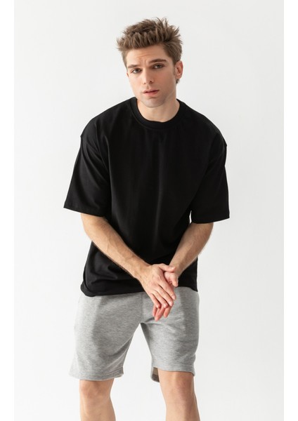 Premium Oversize Tişört Siyah modelleri