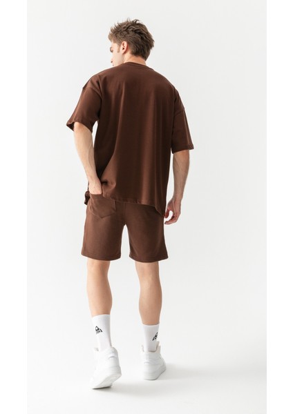 Premium Oversize Tişört Kahverengi fırsatları