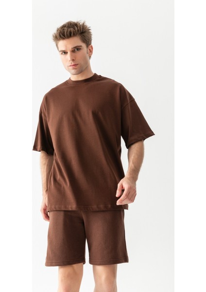 Premium Oversize Tişört Kahverengi indirimleri