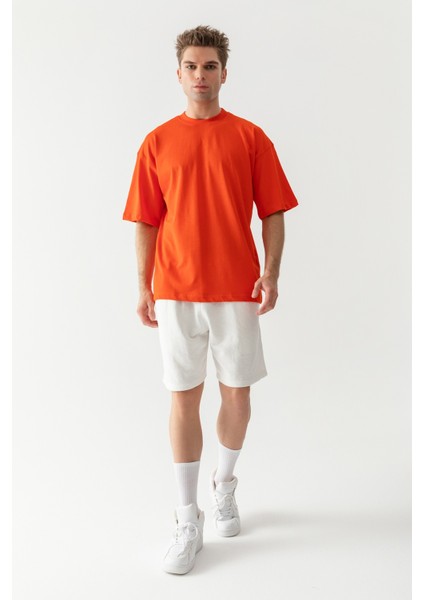 Premium Oversize Tişört Turuncu