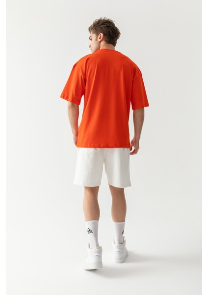 Premium Oversize Tişört Turuncu