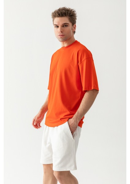Premium Oversize Tişört Turuncu