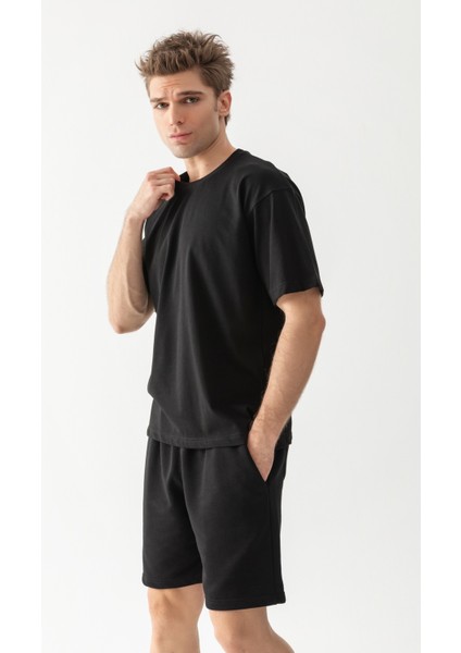 Basic Oversize Tişört Siyah