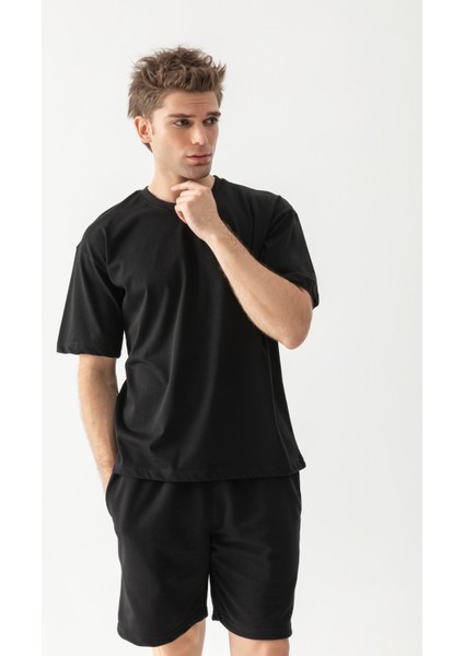 Basic Oversize Tişört Siyah