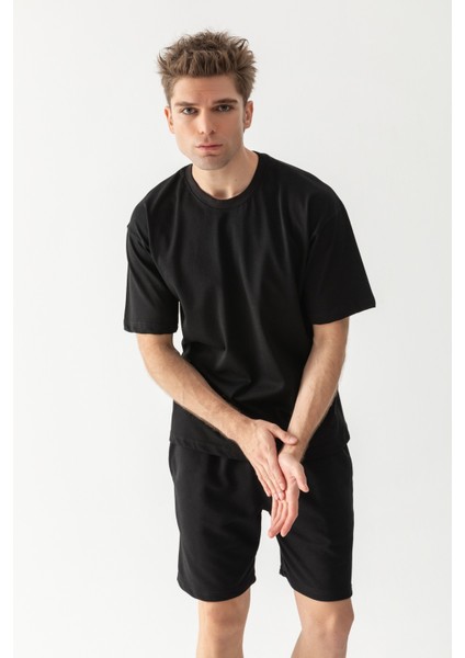 Basic Oversize Tişört Siyah