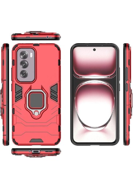 Oppo Oppo 12 Pro 5g Için Kılıf Kickstand Askeri Damla Koruma Darbeye (Yurt Dışından)