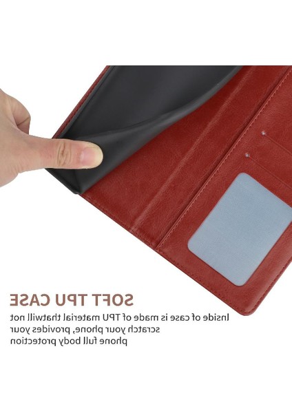 Onur 200 Lite Için Kılıf Kapak Kapak Kitap Katlanır Darbeye Tpu Kabuk (Yurt Dışından)