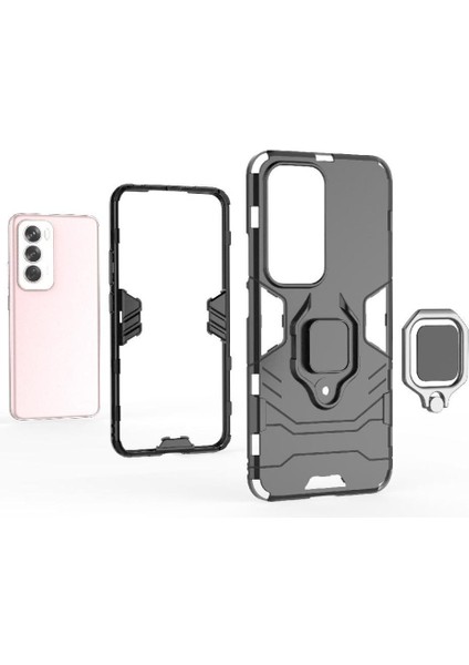 Oppo Oppo 12 5g Için Kılıf Kickstand Askeri Damla Koruma Darbeye (Yurt Dışından) modelleri