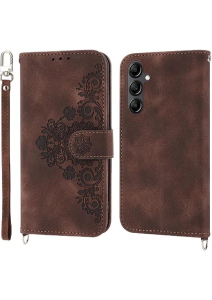 Samsung Galaxy A34 Çoklu Kredi Kartı Yuvaları Için Flip Case Darbeye (Yurt Dışından)