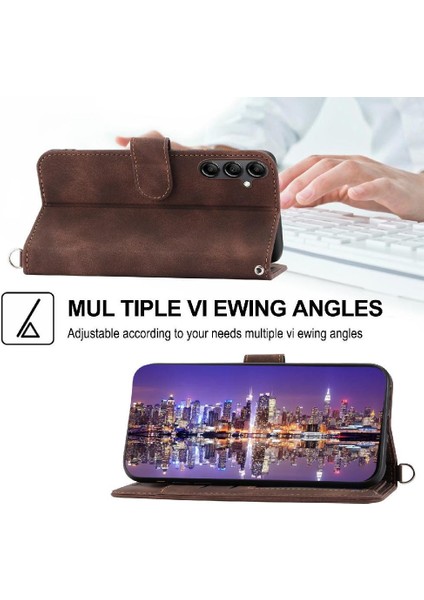 Samsung Galaxy A34 Çoklu Kredi Kartı Yuvaları Için Flip Case Darbeye (Yurt Dışından) fırsatları