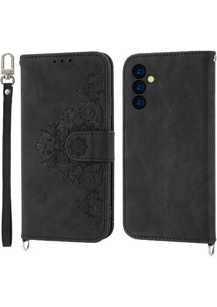 Samsung Galaxy A14 5g Kabartmalı Çoklu Kredi Kartı Yuvaları Için Flip Case (Yurt Dışından)