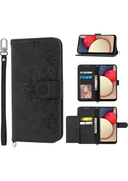 Samsung Galaxy A14 5g Kabartmalı Çoklu Kredi Kartı Yuvaları Için Flip Case (Yurt Dışından)