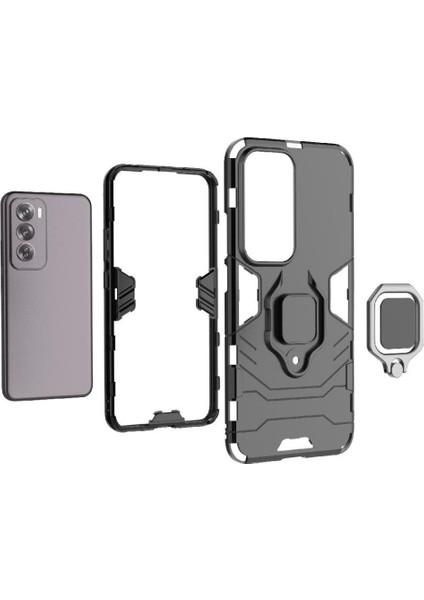 Oppo Oppo 12 Pro 5g Için Kılıf Kickstand Askeri Damla Koruma Darbeye (Yurt Dışından) modelleri