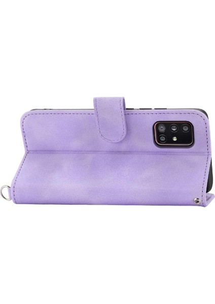 Samsung Galaxy A51 5g Kabartmalı Çoklu Kredi Kartı Yuvaları Için Flip Case (Yurt Dışından)