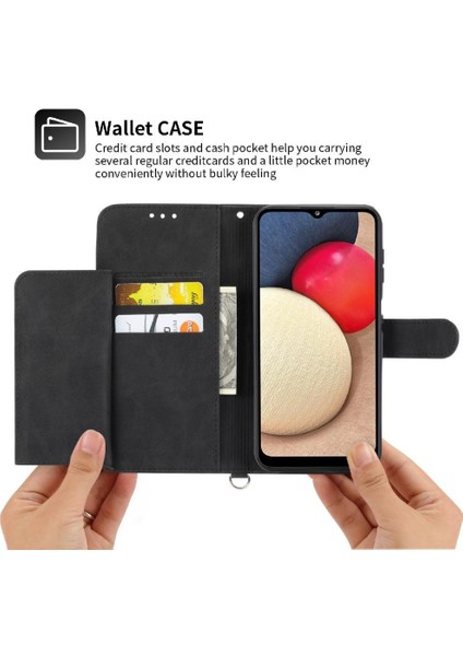 Samsung Galaxy A14 5g Kabartmalı Çoklu Kredi Kartı Yuvaları Için Flip Case (Yurt Dışından)